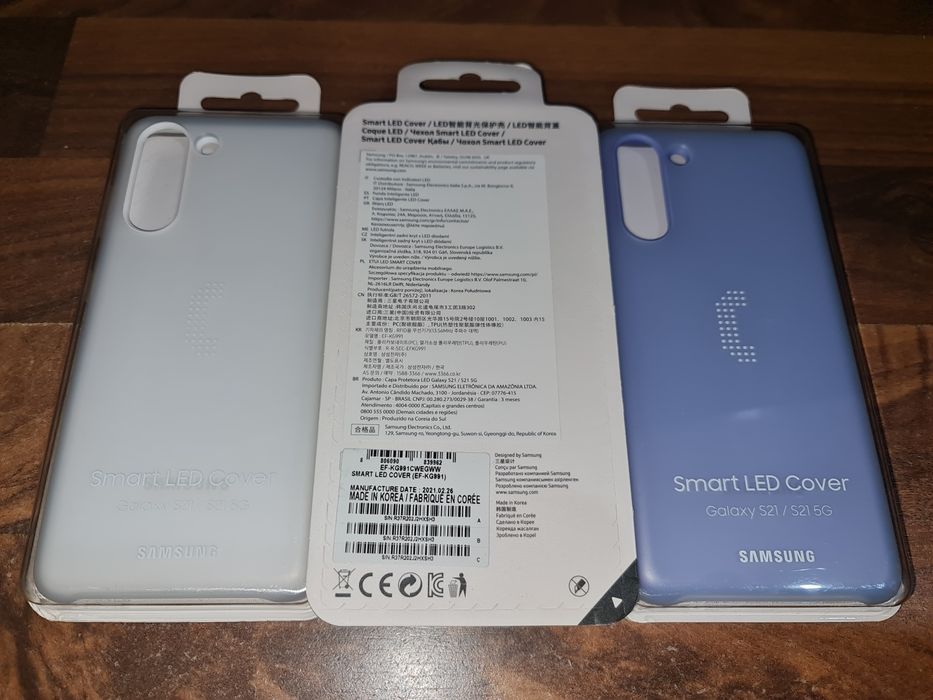 Husa smart activa originala Samsung Led Cover Galaxy S21 S21 5G