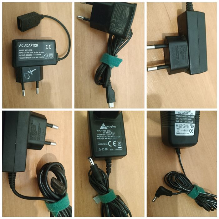 Incarcatoare telefon, router, camere video etc 220V. 5V, 9V, 12V, 25V.