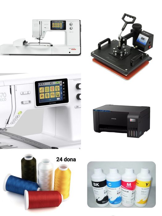 Готовый бизнес: Аппарат для вышивки и сублимационной печать