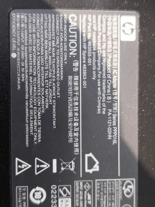 Alimentator laptop HP PPP016L