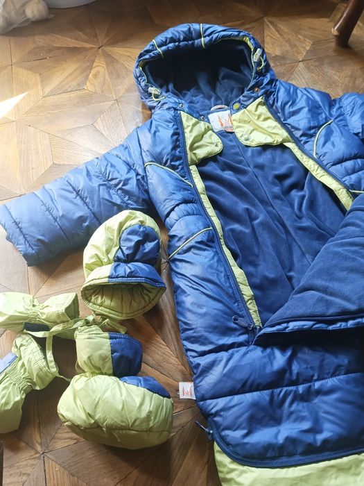 Зимний комбинезон для мальчика 80