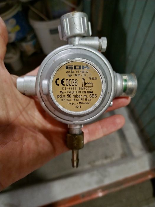 Редоцир вентил за газ за каравана