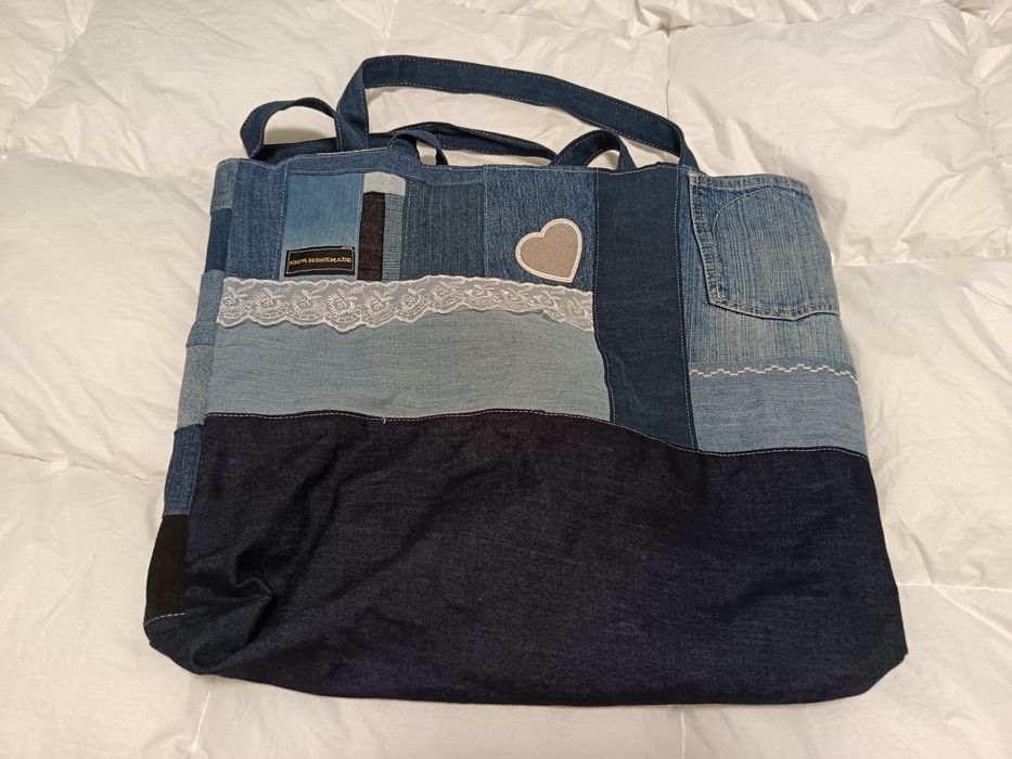 Geanta blugi home made