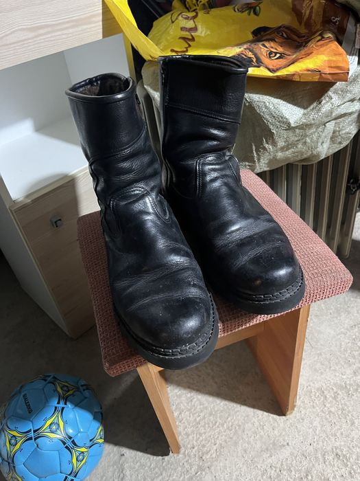 Продам ботинки зимние натуральная кожа