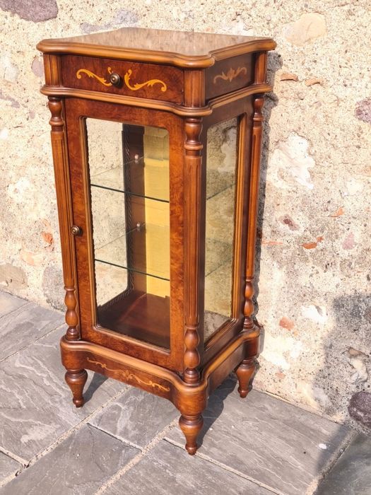 Vitrina liberty lemn intarsi