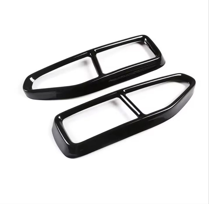 Ornament topa tips evacure esapament negru lucios Bmw Seria 7 G11 G12