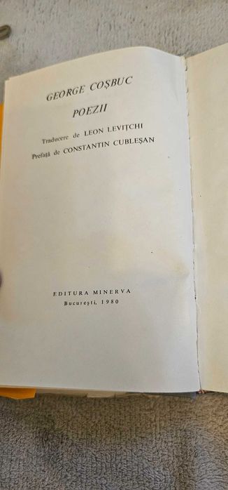 carte George Cosbuc bilingva