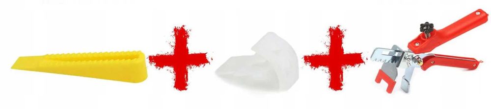 Set cleste sistem de nivelare montare gresie faianta 401 buc (M66062)