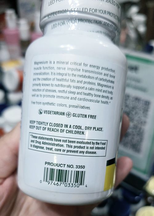 ДОСТАВКИ НЕТ NaturesPlus магний хелатный 200мг на каждую таблетку 90шт