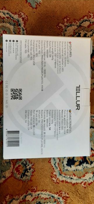 Boxa portabila Tellur bluetooth jazz