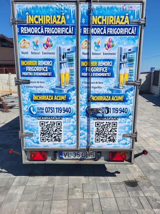 remorca frigorifica /cub frigorific/ vitrine frigorifice /dozator bere