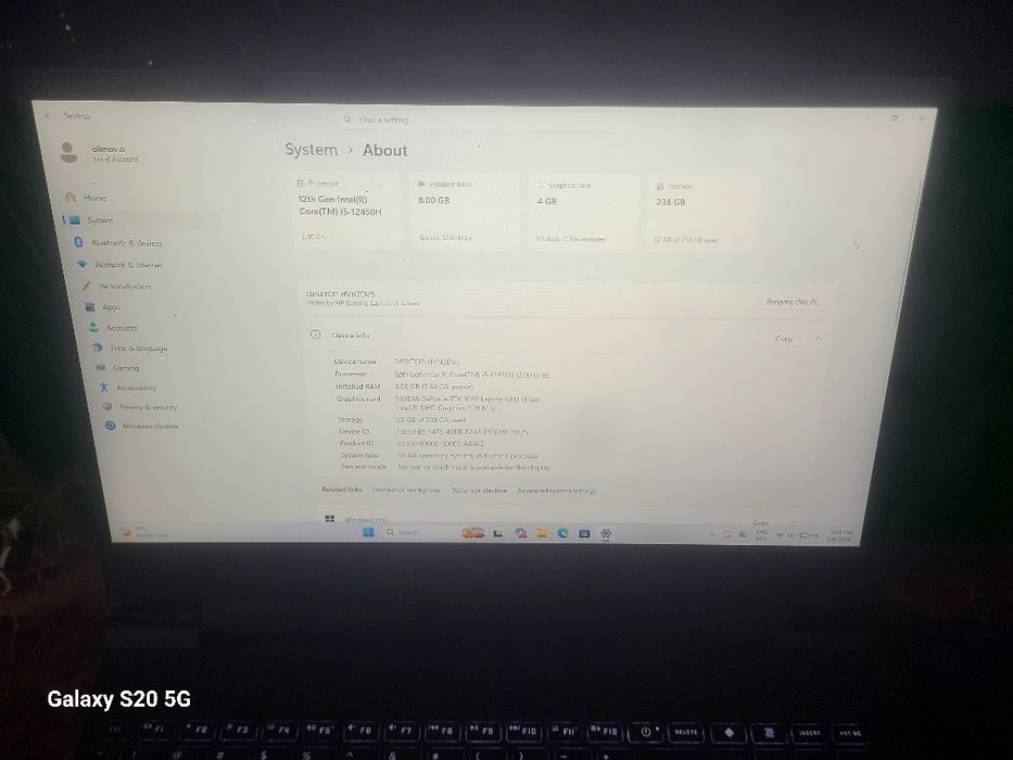 Hp victus gaming laptop sotiladi 10/9