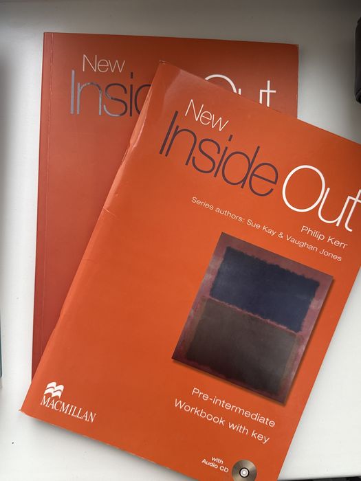 продам книгу и тетрадь new inside out, Macmillan
