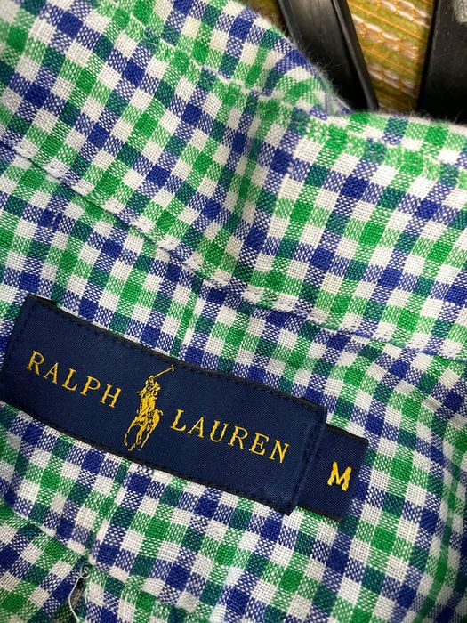 Мъжка Ленена риза RALPH LAUREN размер M каре