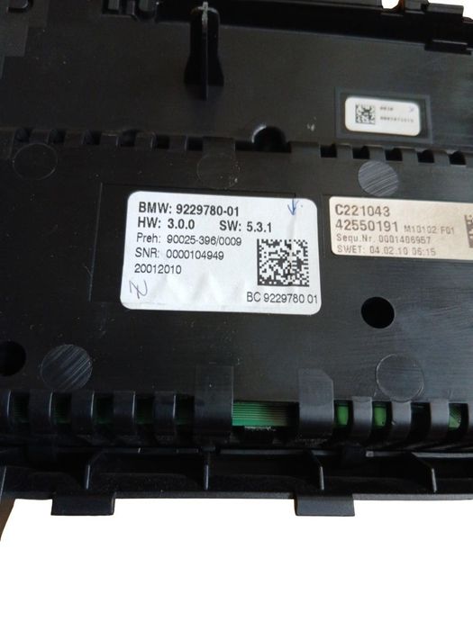 Panou Clima Bmw 5 Vi Gran Turismo F07 2009 - 2017 9229780