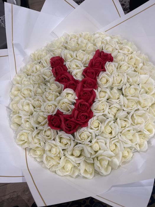 Букет , 101 роза б/у