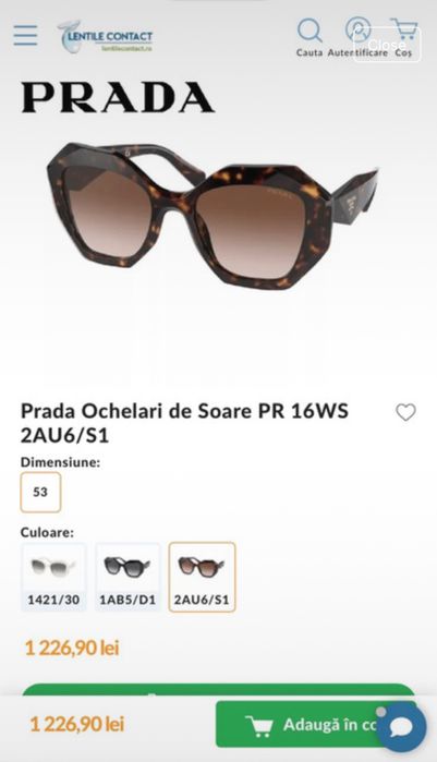 Ochelari prada femei