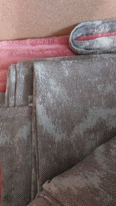 Draperii in conditii perfecte am.pe crem si turcoaz