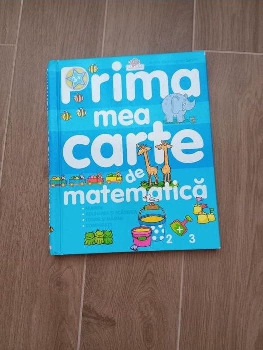 set 2 carti matematica gradinita numerele prima carte