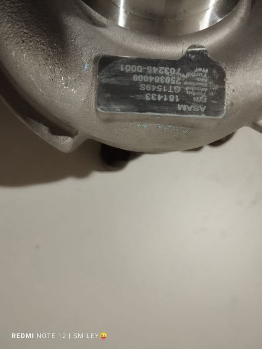 Turbină GT1549S cod referință 703245 RENAULT/OPEL/NISSAN 2,2 DCI/DTI