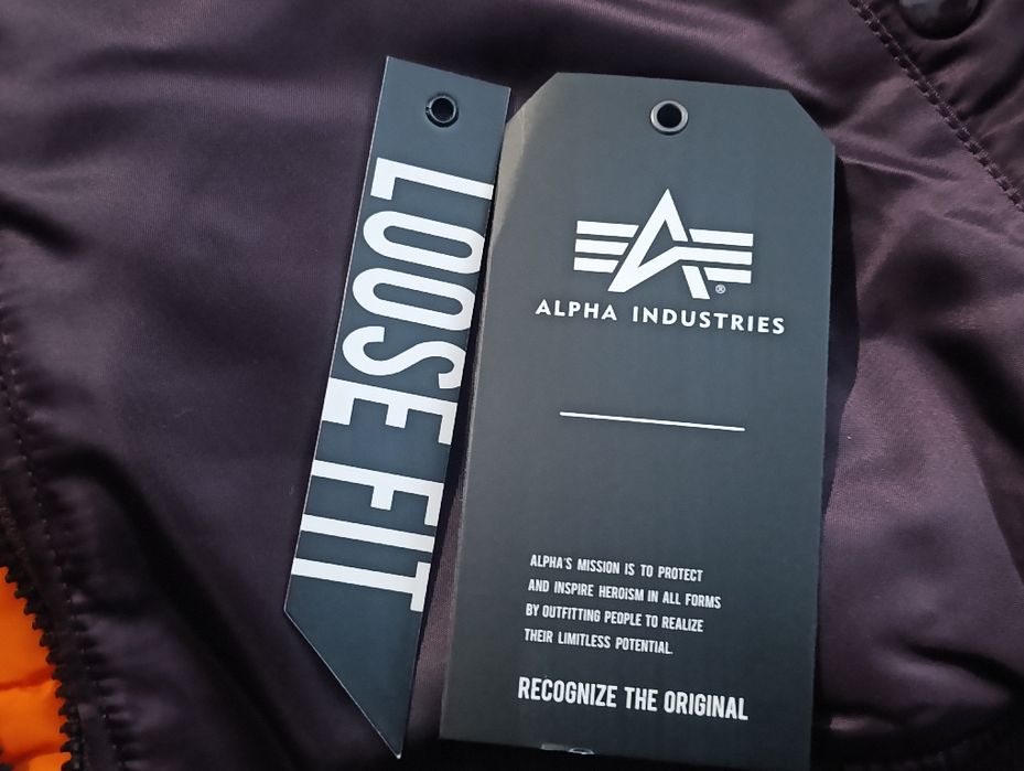 Geacă alpha industries loose fit MA-1 Hooded
