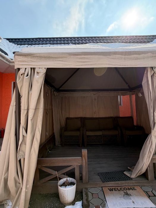 тапчан беседка с навесом