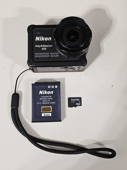 Rar Camera de actiune Nikon KeyMission 170 4K Bluetooth Wifi NFC