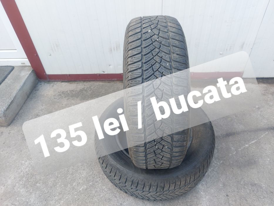135 lei bucata! Doua anvelope M+S/IARNA 215 65 16 Fulda dot 2020