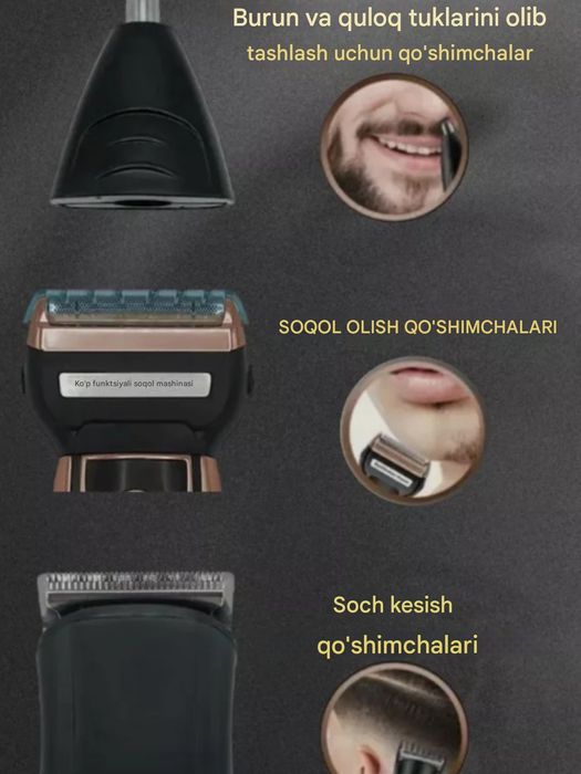 Soch soqol olish mashinkasi GM-566