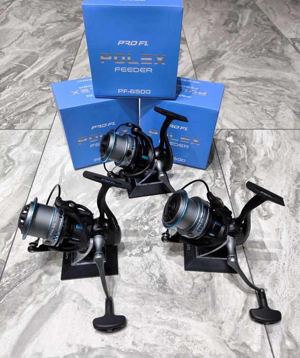 SET 3 Mulinete Feeder Crap PRO FL POLEX PF 6500 New 2025