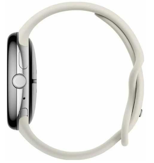 Google Pixel Watch 3 aqlli soati, 45 mm, Wi-Fi, Tasmasi oq