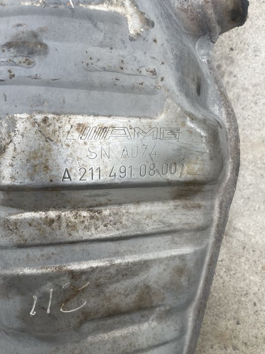 Выхлоп АМG 5.5 W211