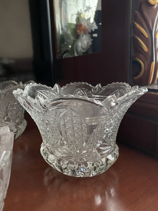 Хрусталь ссср вазочка конфетница
