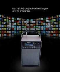 Radio AM/FM, acumulator intern, bluethoot, USB, SD-card