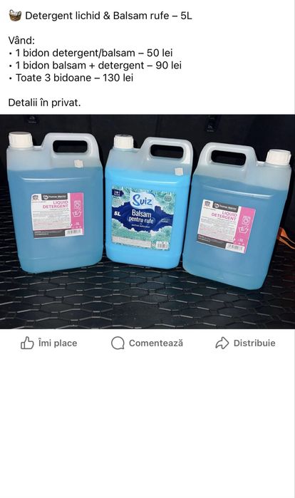 Detergent lichid&Balsam rufe