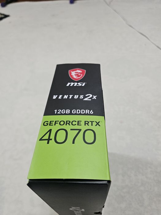 Yengi MSI GEFORCE RTX 4070 12GB GD6 OC 192 bit upakovkada