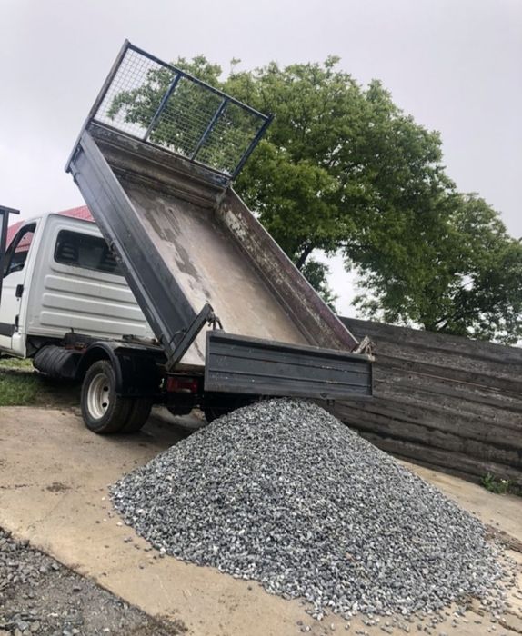 Transport basculabil nisip, sort, piatra, pamant, materiale