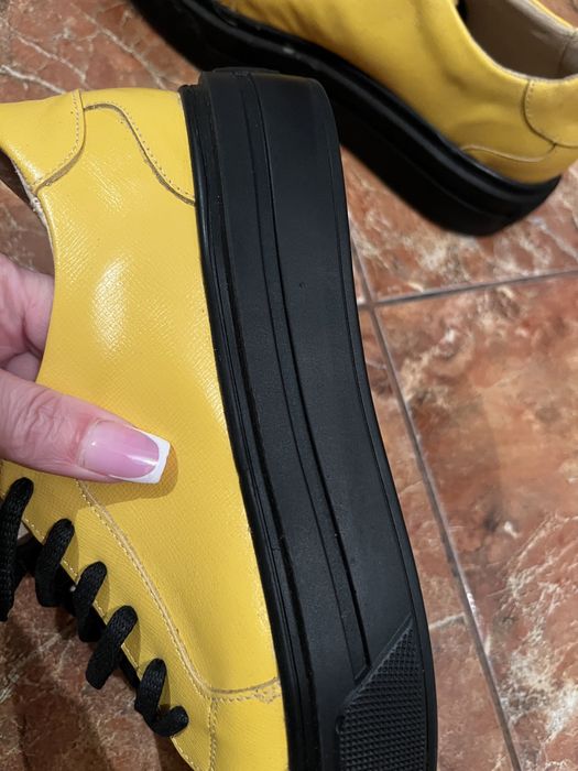 Pantofi casual galbeni