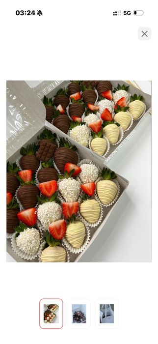 Клубника в шоколаде.