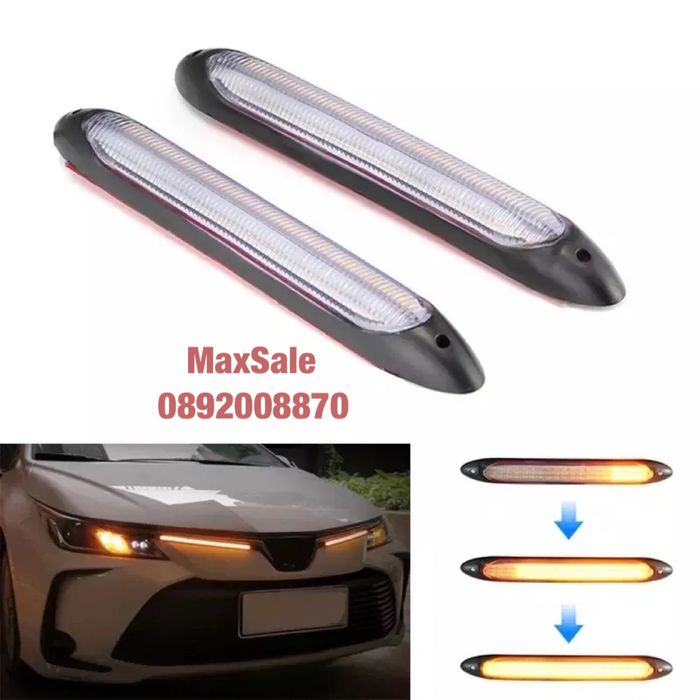 Дневни светлини бягащ мигач LED лента лед