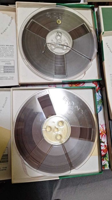 Lot 10 benzi magnetofon Sony ,Scotch,Basf