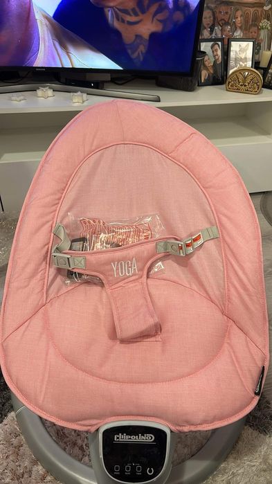 Люлка / шезлонг Chipolino Yoga цвят божур