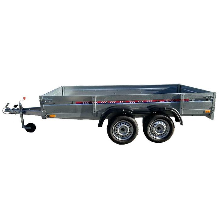 Remorca auto 750 kg Produs in Romania ,RAR cadou,2 AXE