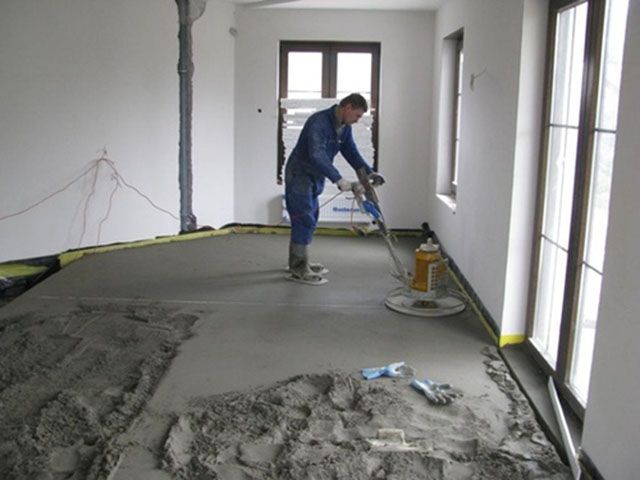 Механизированная Suxoy пола styashka Сухая стяжка