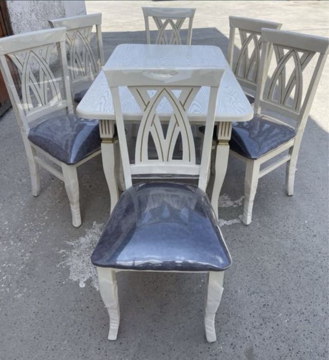 Yogochli stol va stul Kuxnyaga stol va stul oshxonaga stol stul yogoch