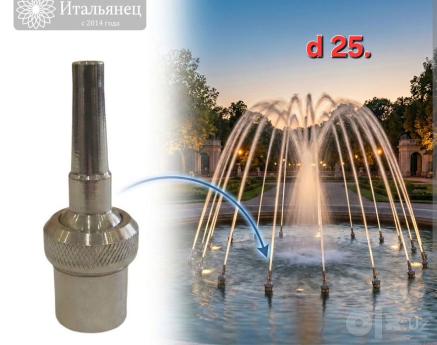 Фонтанные насадки (форсунки) для бассейна