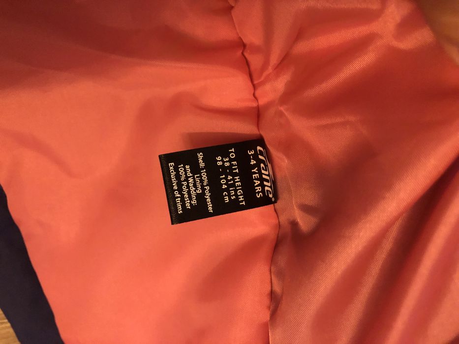 Jacheta ski Crane fetite 3-4 ani