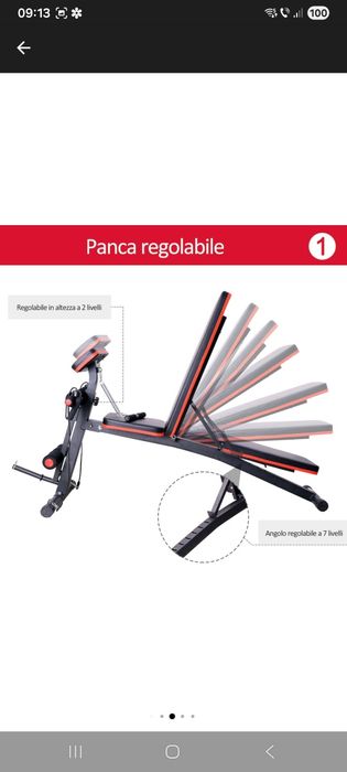 Banca fitness multifunctionala