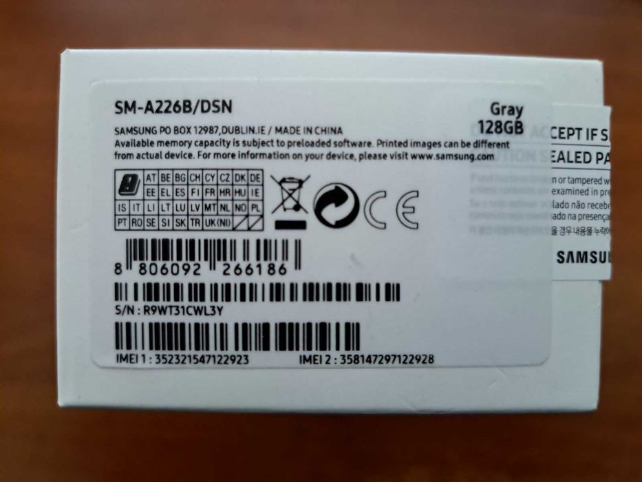 Samsung Galaxy A22 5G 128GB / Телефон Самсунг Галакси A22 5G 128ГБ