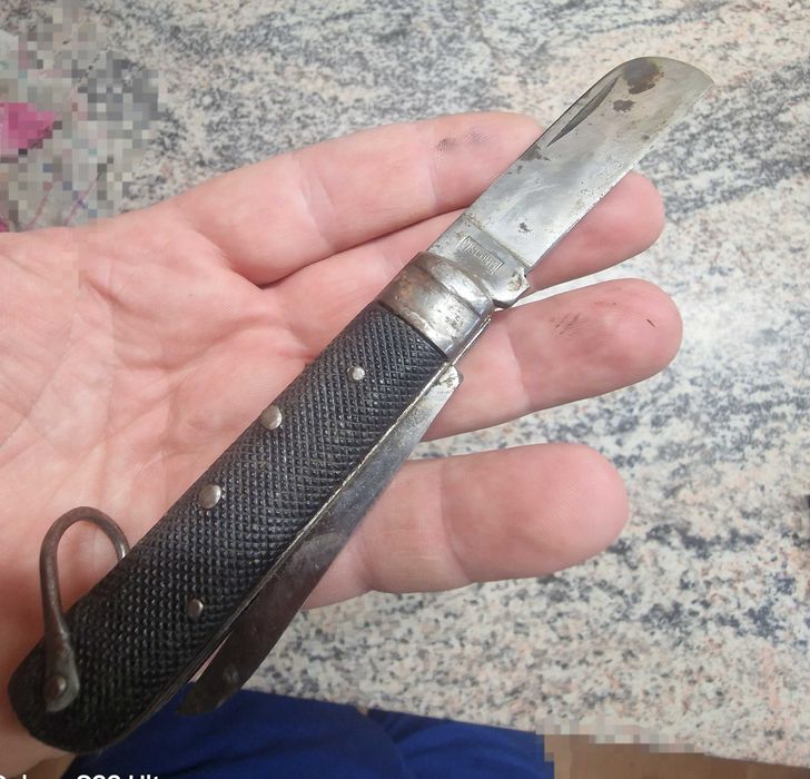 cuțit de șef de barcă italian Visconti din al Doilea Război Mondial